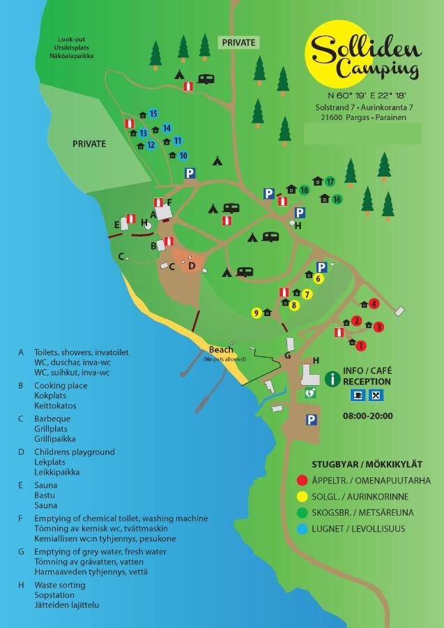 Solliden Camping 파르가스 외부 사진